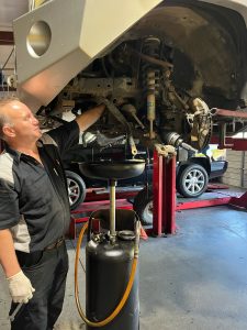 Replacing front cv axles and steering rack and pinion on Toyota Tacoma.-1